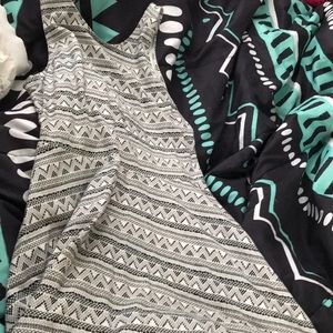 Kids black-and-white dress